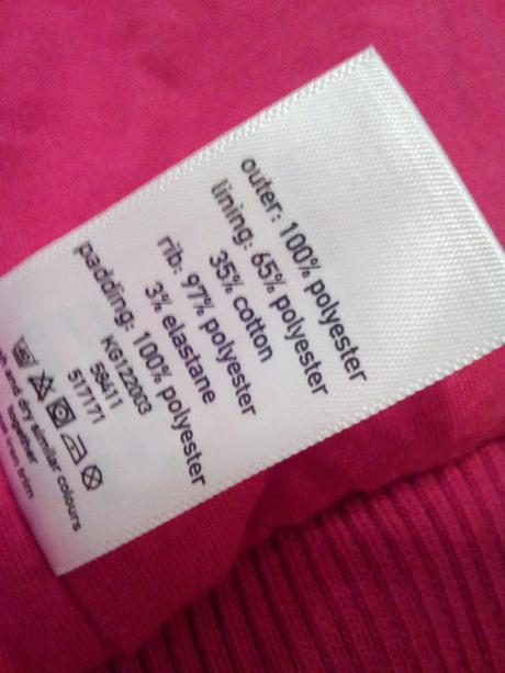 Růžová teplá vesta  chlupatka zn.f&f,vel.74, f&f,74