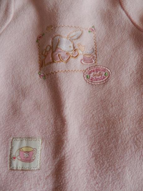 Overal fleesový se zajíčkem, 68