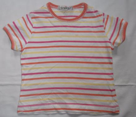 V60. pruhované tričko 1-1,5 let, george,86