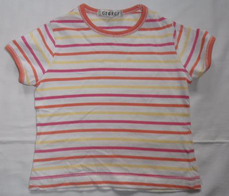 V60. pruhované tričko 1-1,5 let, george,86