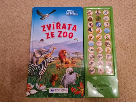 Kniha se zvuky zvířata ze zoo, 
