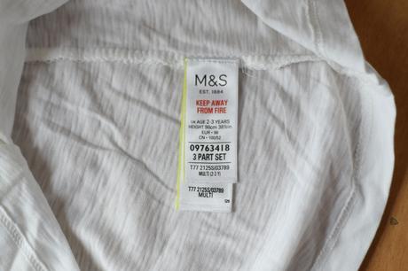 Tílko vel. 2 - 3 roky, marks & spencer,98