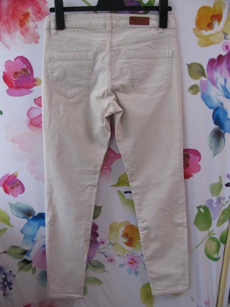 Dámské elastické manšestrové džínové kalhoty, h&m,38