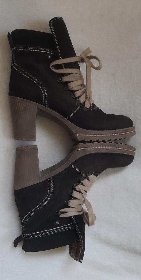 Polokozačky na blokovém podpatku, lasocki,40