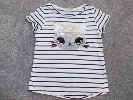 Tričko s krátkým rukávem + sukně, vel.134/140, h&m,134