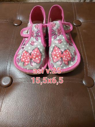 Ef barefoot papuče, asi v.25, 15,5x6,5, 25