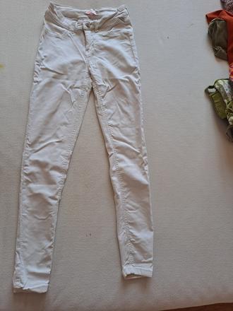 Dívčí rifle bílé, vel. 152, 152