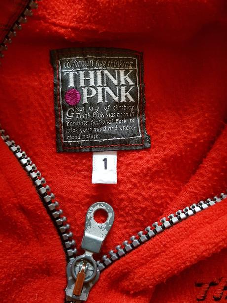 Fleesová mikina značky think pink, vel. neuvedena, 86