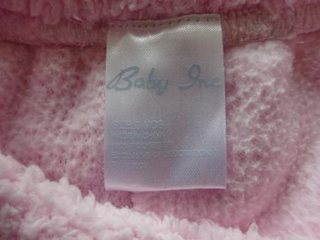 Fleesové tepláky s kytičkou, vel. 0-3m, 62