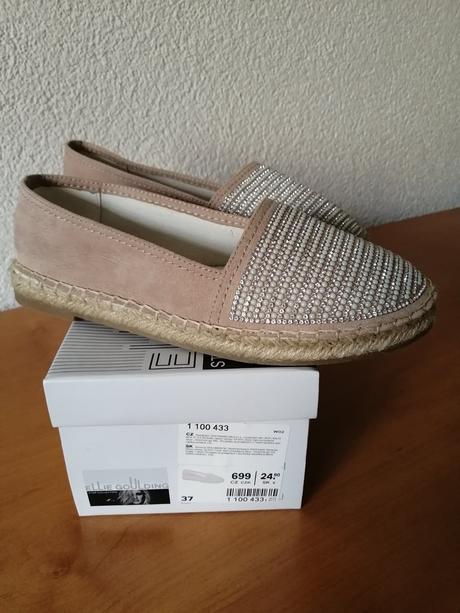 Espadrilky, slip-on, 37
