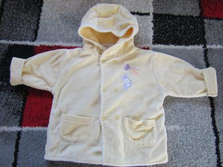 Sametová mikina-zateplená vel.74 zn.claudesaintgen, 74