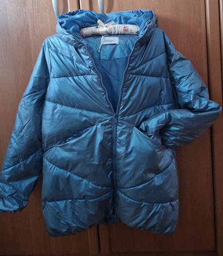 Šedomodrá dívčí bunda reserved, reserved,158
