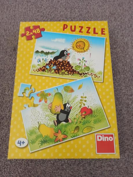 Puzzle-krtek jaro a podzim, 