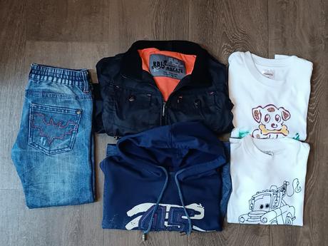 Chlapecký set, vel. 104, 5 kusů, 104–116