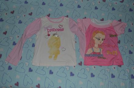 2x triko tričko, 128