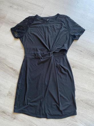 Krásné černé šaty shein vel.40/l, 40