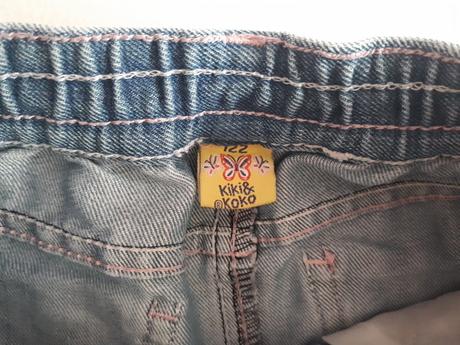 Dětské džínové kraťasy, kraťásky, 122, kikikoko, kiki&koko,122