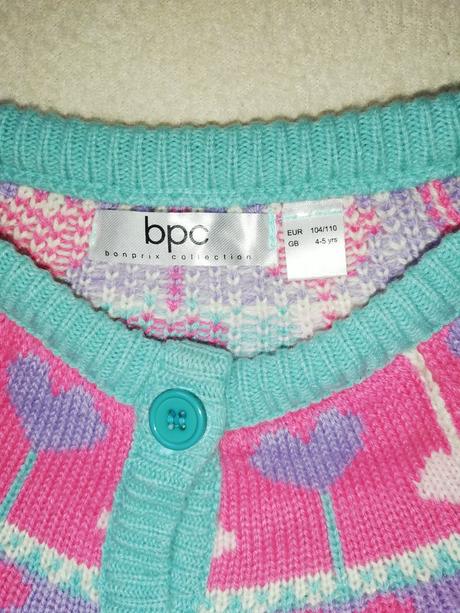 Svetřík holčičí bonprix vel. 104/110., bonprix,104