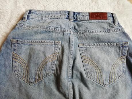 Džínová sukně hollister, velikost xxs, hollister,xs