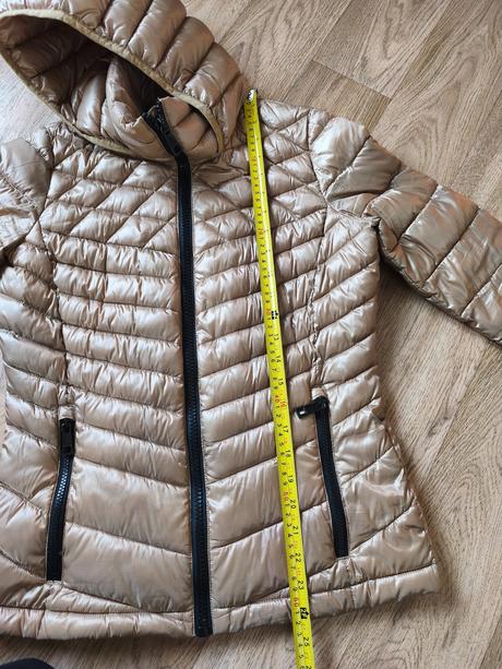 Bronzová béžová bunda calvin klein, calvin klein,s