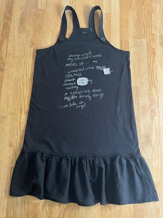 Šaty černé ikks vel. 146/152, 146