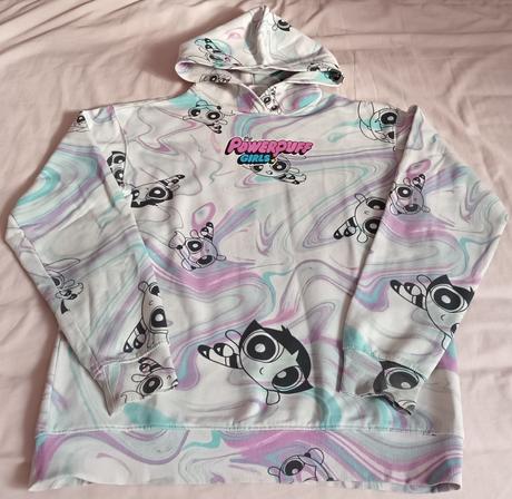 Dívčí mikina s kapucí the powerpuff girls h&m, h&m,170