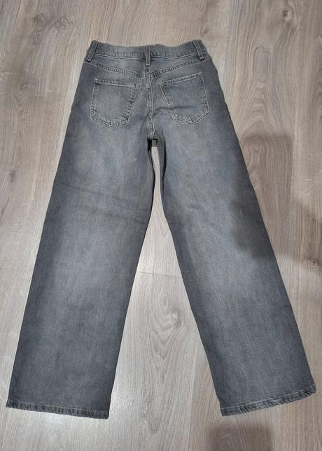 Džíny wide leg h&m, h&m,140