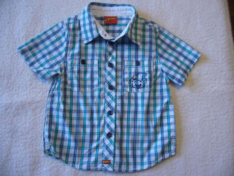 Kostkovaná bavlněná košile, lindex,86