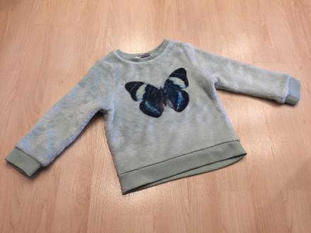 Chlupatková mikina, h&m,92