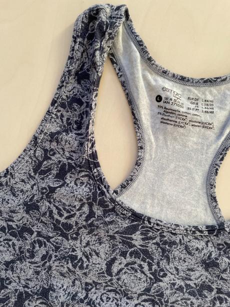 2 ks set - triko a tílko esmara, vel cca l-xxl (x, esmara,xl