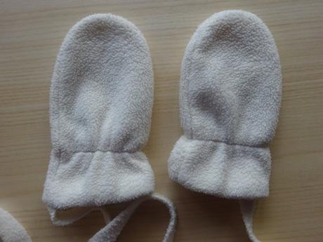 Zimní rukavice bílé, vel. 68/74, 68