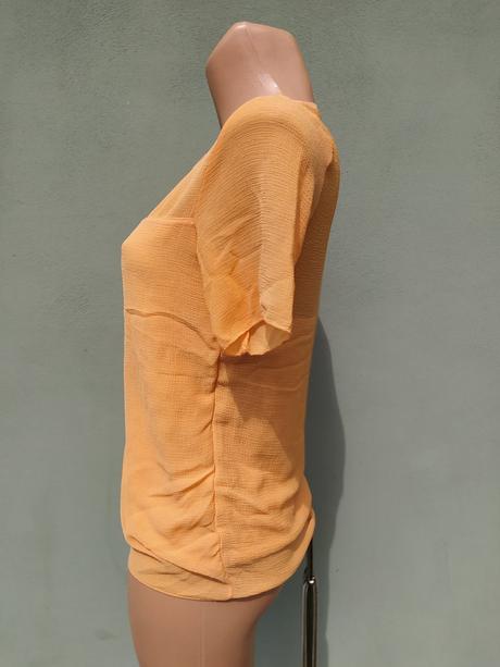 Lehká meruńková blůzka top zara - vel.s, zara,s