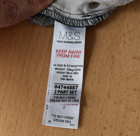 Džíny vel. 9 - 12 m, marks & spencer,80