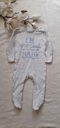 F&f kojenecký overal s vyšívaným nápisem, f&f,68