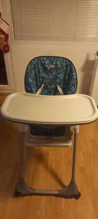 Daruji dětskou jídelní židličku chicco polly, chicco