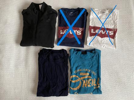 Set klučičí/pánské oblečení vel. xs, xs