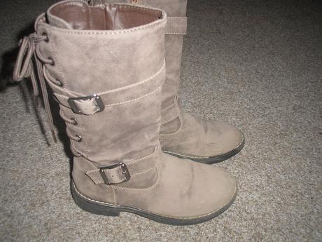 Dívčí hnědé kozačky, 30