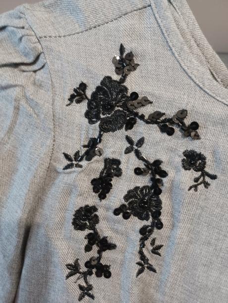 Šaty s květinovou aplikací 98/104, mohito,104