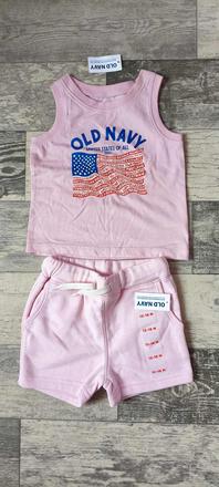 Komplet dívčí (tílko+šortky), old navy,80 / 86