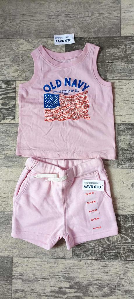 Komplet dívčí (tílko+šortky), old navy,80 / 86