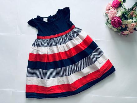 Ob/ šaty s pruhy - v.18/24 mes, 92
