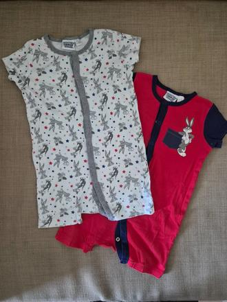 2+2 dětské body looney tunes, f&f vel. 92, f&f,92