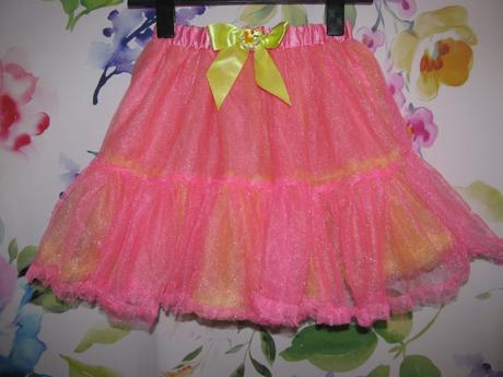 Růžová tylová sukně lovley vel.6+, 128