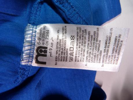 Bavlněné tričko vel. 74, mothercare,74