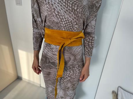 Kůže široký pásek zn.list italy růžová fuchsiová, 