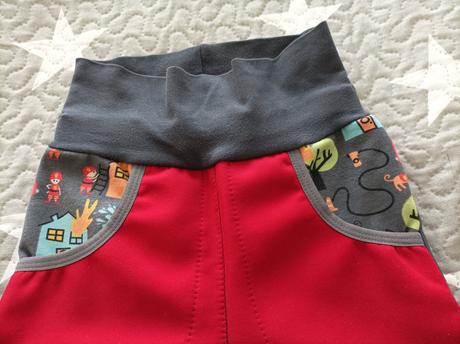 Zimní softshellové kalhoty, 98