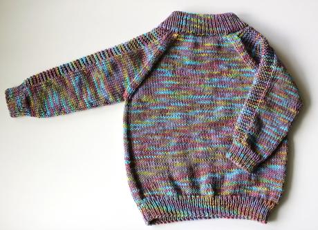 Barvený melírový svetřík vel. 74-80, 74 / 80