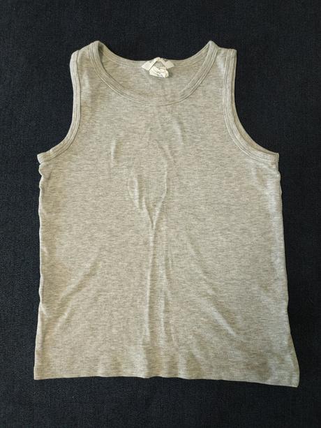 Šedé tílko - h&m - 122/128, h&m,122