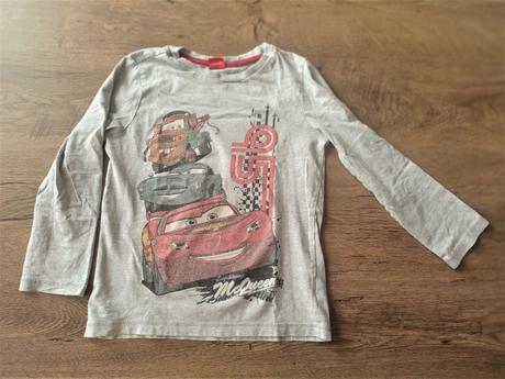 Triko dlouhý rukáv 122-128 cars, bořek stavitel, disney,122