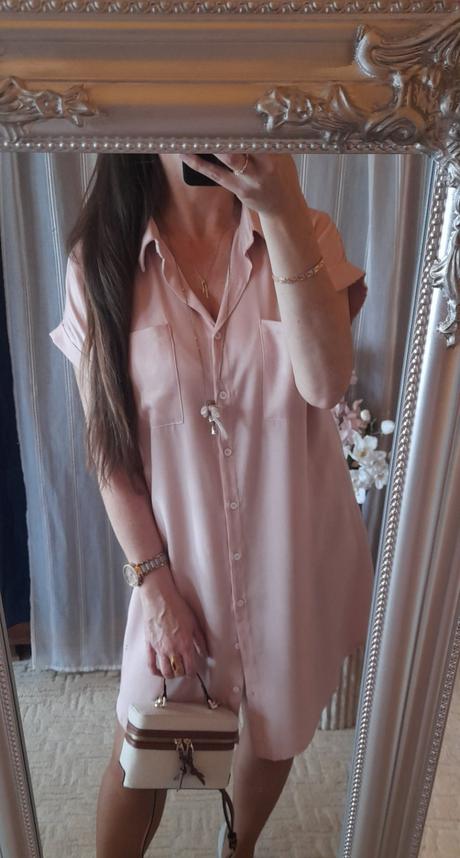 Blůzové letní šaty s kapsami, xl